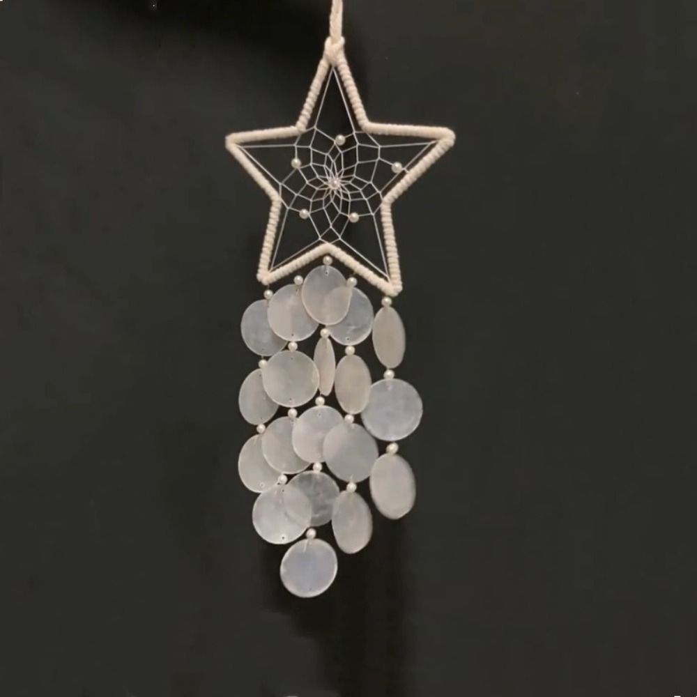 Natural Shell Sun Catcher With Crisp Ringtones Memorial Wind Chimes