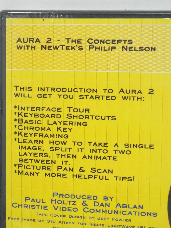 NewTek Aura 2 Software Training DVDs • Animation Product Renders Keyframing NEW - Image 3 of 4
