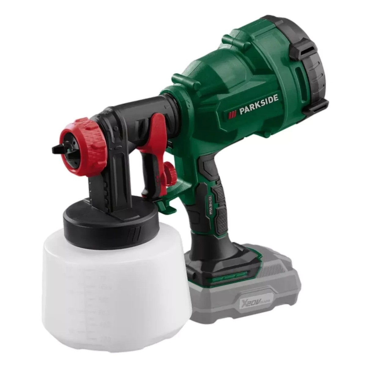 Parkside 20V Cordless Paint Sprayer Bare Tool Without Battery  New