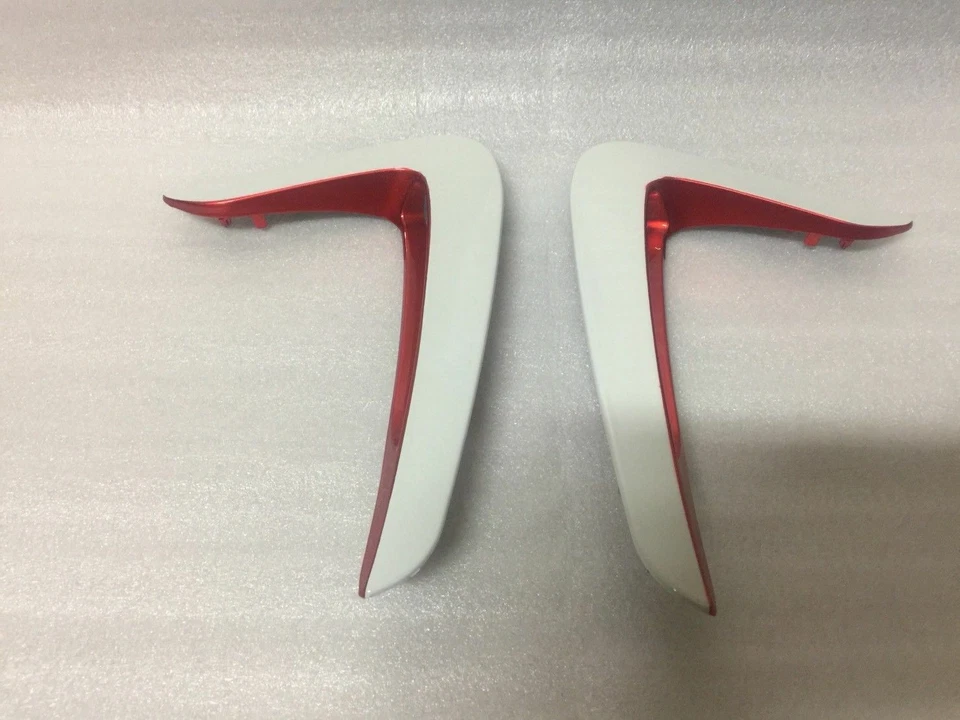 White + RED For BMW 4-Series F36 F33 F32 Side Vent Fender Air Cover 420i 2016 Foto 3 de 4
