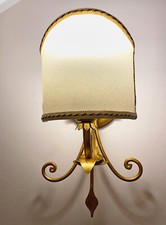 APPLIQUE ORO ANTICO LAMPADA DA PARETE CON 1 LUCI PARALUMI VENTOLINE ART.216 