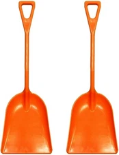 2Pack Ashman Plastic Snow Shovel with Durable Multi-Purpose Snow Plastic Shovel