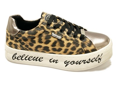leopard print platform trainers