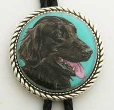 Flat Coated Retriever Wearable Art Classic Bolo Tie
