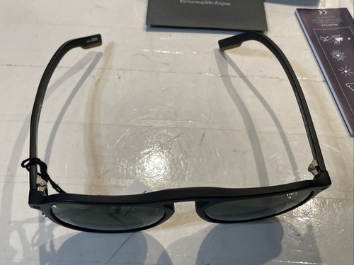 NEU Ermenegildo Zegna EZ 0115 01AR 55-17-145 SCHWARZ POLARISIERTE SONNENBRILLE - Bild 11 von 24