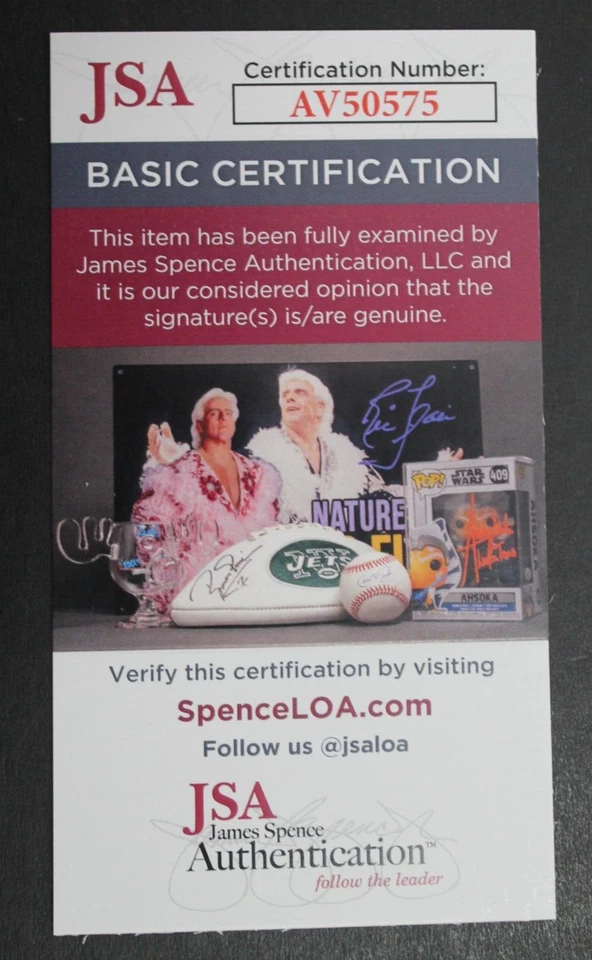 Joe Frazier (d.2011) HEAVYWEIGHT BOXING CHAMP Signed 3x5 Index Card JSA COA - Image 2 of 4