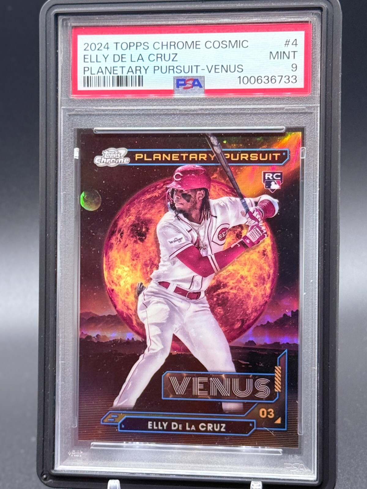 2024 Topps Cosmic Chrome - Planetary Pursuit Elly De La Cruz Venus (RC) PSA 9