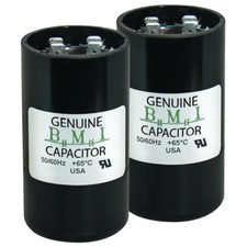 2 PACK , USA Start Capacitor 270-324 MFD uf 110 - 125 VAC Round Electric Motor