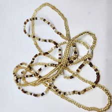 Cintura pancia elastica perline vita champagne nero bianco 