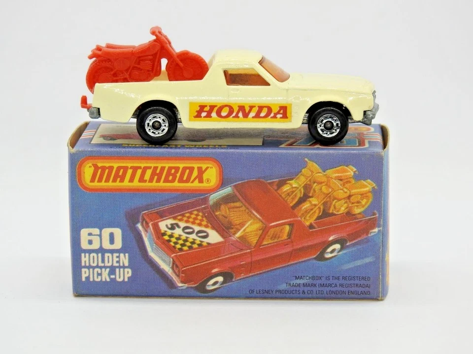 MATCHBOX SUPERFAST RARE VERSION HONDA HOLDEN PICK-UP No.60 VNM IN NM K BOX 1981 - Image 4 of 4