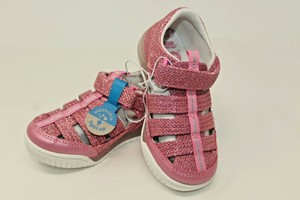 Surprize by Stride Rite Size 12 Toddler Light Up Pink Glitter Fisherman Sandals | eBay