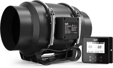 AITECAC 6'' 402CFM Inline Duct Ventilation Fan Exhaust Fan w/Remote Control