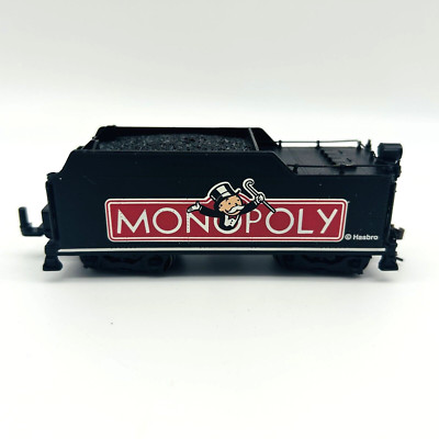 Bachmann Train Car HO Scale Monopoly Coal Tender Black Logo Game VINTAGE OOP