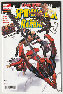   SPIDER-MAN UND DIE NEUEN RÄCHER #27 ohne Poster, Panini 2010 COMICHEFT TOP Z1