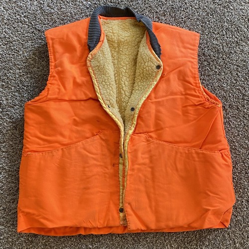 Vintage Orange Lined Hunting Lined Warm 