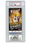 Stephen Curry Autographed 2015 WCF Round 3 Game 4 Ticket PSA 8 PSA/DNA 10