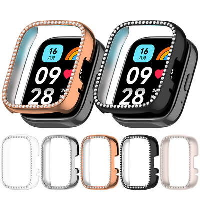 Diamond Hollow Watch Protective Shell Case Bumper For Redmi Watch 3 Lite/Active