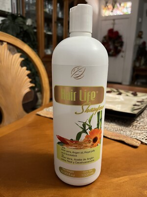 healthy People Hair Life Shampoo Natural Aloe Vera Argan Oil 1 Lt$73 Exp Nov2026