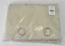 Exclusive Home Woven Blackout Grommet Top Curtains Sateen Twill Linen Light Gray