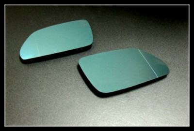 Blue Tinted Aspherical Side Mirror Glass For VW Volkswagen Polo 9N3