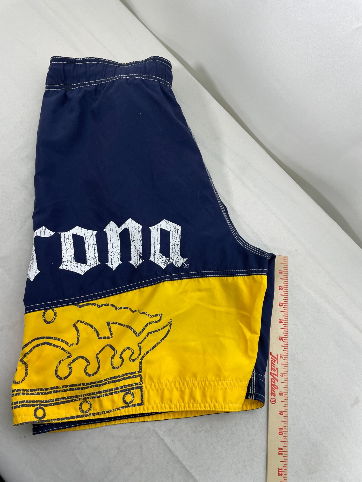 Corona Extra Lightweight Drawstring Navy/Yellow B… - image 11
