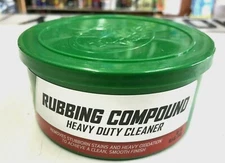 TURTLE WAX RUBBING COMPOUND HEAVY DUTY CLEANER RESTORE SMOOTHS OUT SCUFFS SPOTS