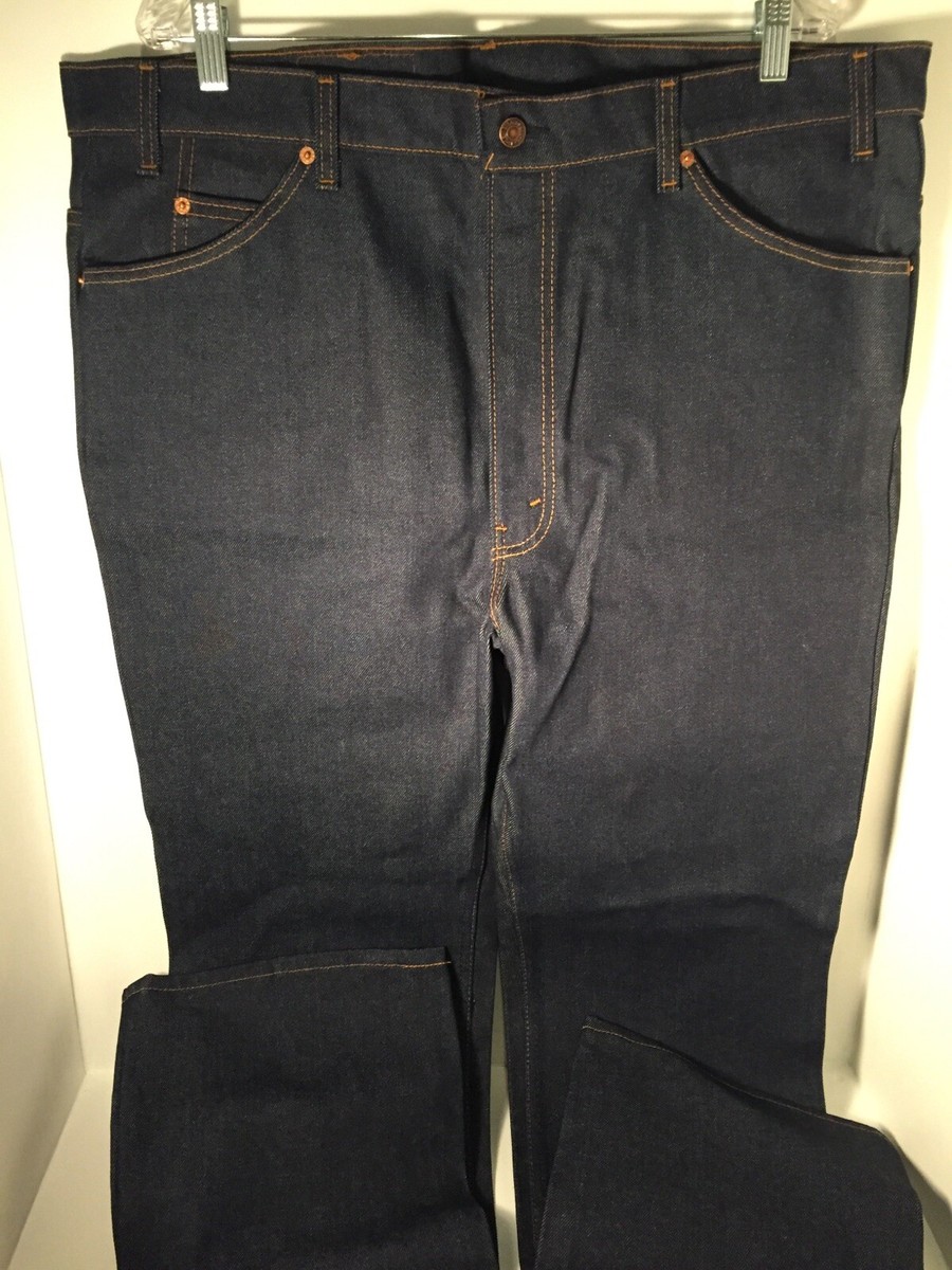 80s vintage Levi's 517 USA製 w32 クラッシュ Vintage 80s Levis 517 Orange Tab Made in USA Bootcut Blue
