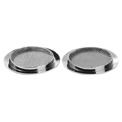 2x Abgeschirmte Schallloch-Einsätze Lautsprecher Gitter für Dobro Resonator Gitarrenteil
