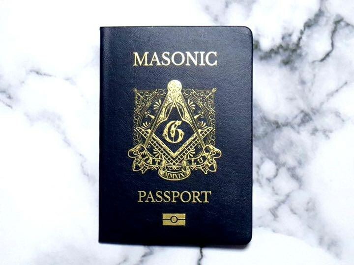 Freemason Masonic Visitor Passport - Unused Symbolic Lodge