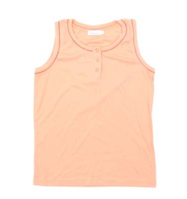 Design Essentials Damen Tanktop Orange Polyestermischung Größe S