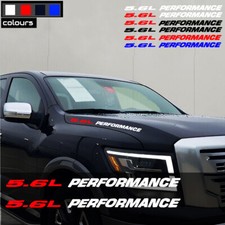 5.6l Performance Hood Decals Emblem For Nissan Titan Endurance Pro-4x Truck 2pcs