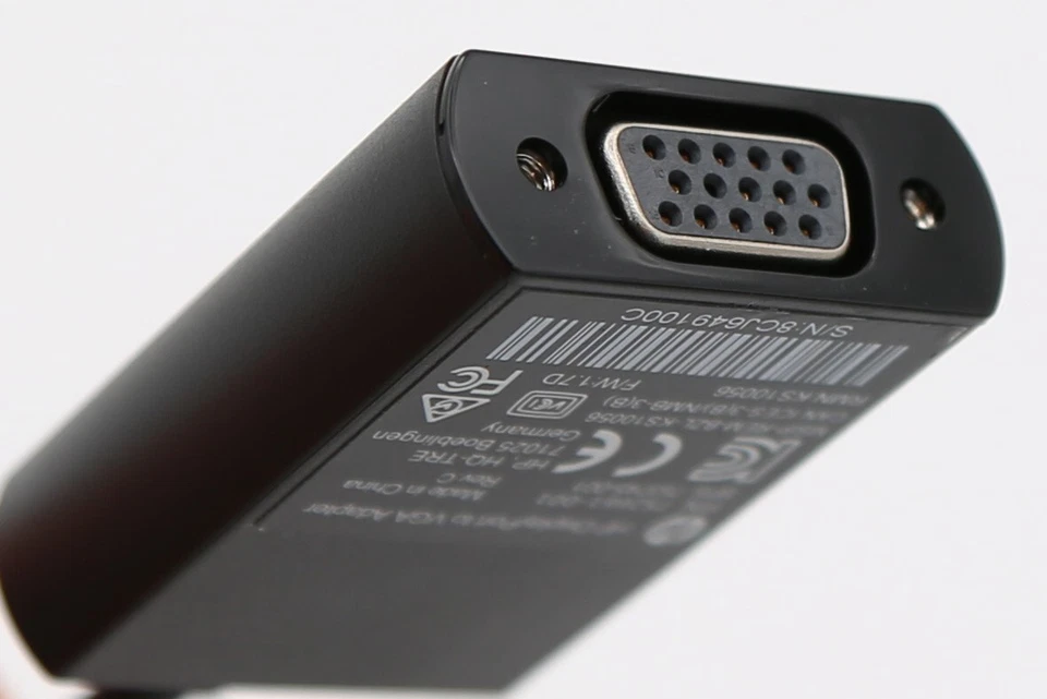 Box of 2 Cable Adapters; Display Port (Male) to VGA (Female), 10.8". New - Image 4 of 4