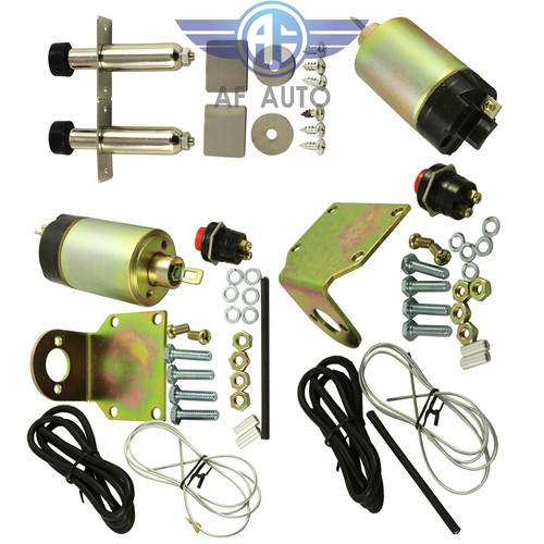 100lb Shaved Door Handle 2 Door Popper Solenoid Kit Street Rat Hot Rod