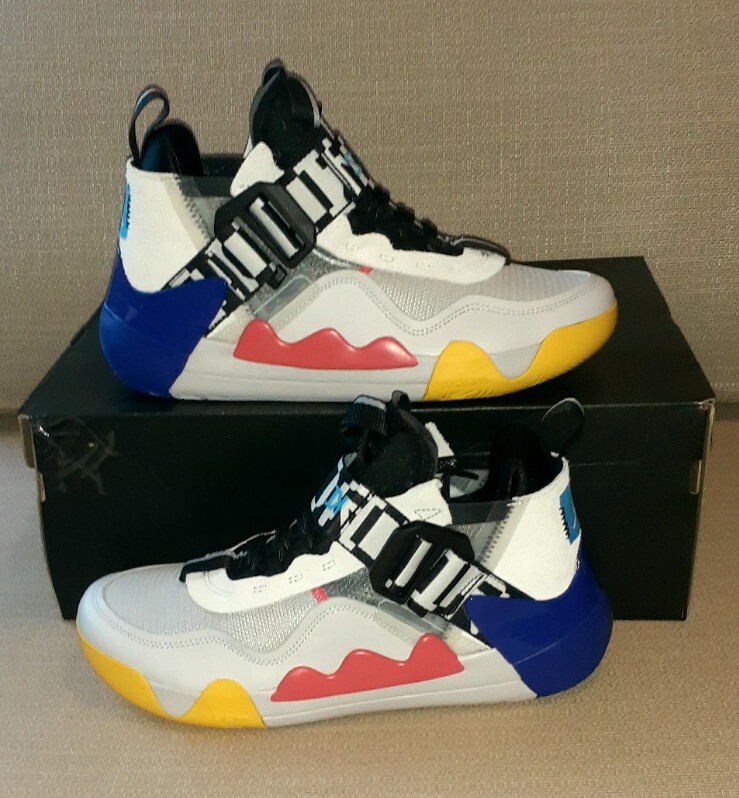 New Men's Jordan Defy SP Vast Grey/White/Black/Crimson (CJ7698 006