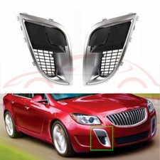 For Buick Regal Gs 2012-2017 Pair Front Bumper Fog Light Lamp Frame Lid Cover C