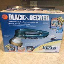 BLACK DECKER ScumBuster Cordless Power Scrubber Rechargeable 10 Accessories New