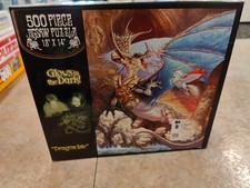 DRAGON ISLE Jigsaw Puzzle Glow in the Dark 500 Piece 18x14 New