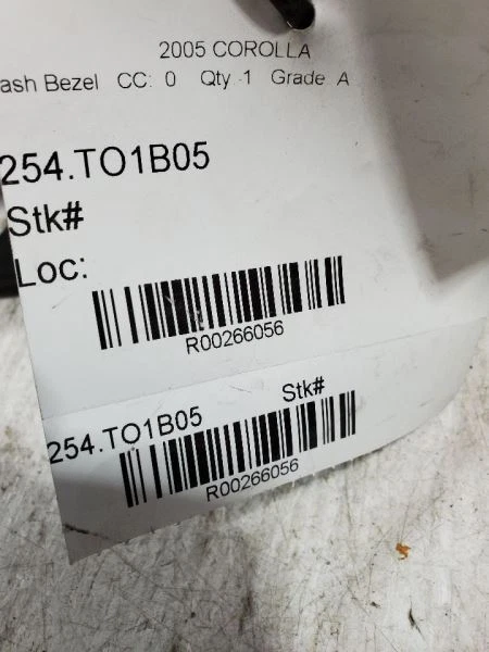 Panel de ventilación de aire de salida de aire de tablero central para Toyota Corolla 2003-2008 Foto 3 de 3