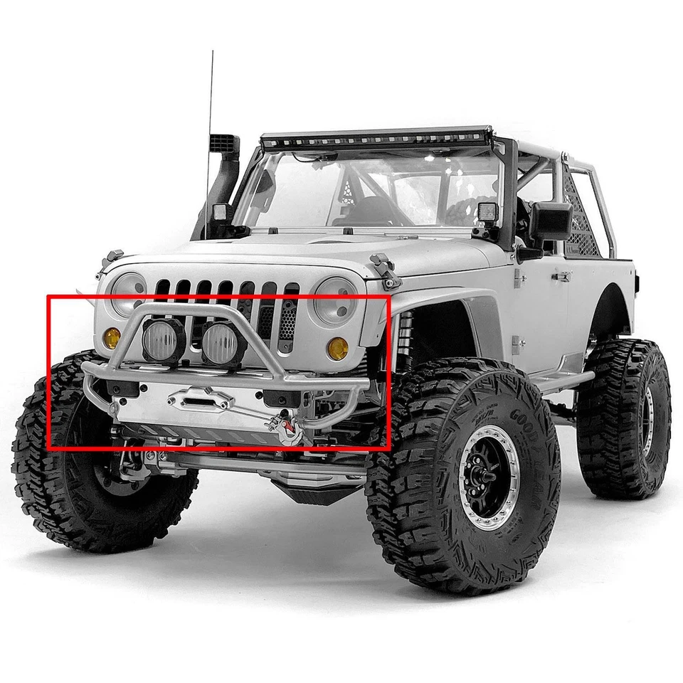 CChand Metal Front Bumper Sliver for 1:8 Capo Racing Radio Control Clawler JKMAX - Image 4 of 4