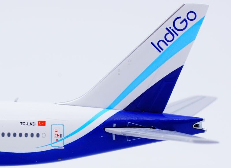 1:400 JC Wing IndiGo Airlines Boeing B777-300ER Diecast 1:400 JC Wing IndiGo Airlines Boeing B777-300ER Diecast