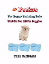 300ct 17x24  Peekos Puppy Training Pads   Light Absorb Pee Pads for Small Pups