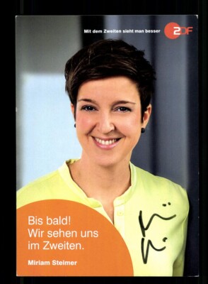 Miriam Steimer LOGO Autogrammkarte Original Signiert # BC 218052