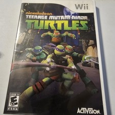 Nickelodeon Teenage Mutant Ninja Turtles (Nintendo Wii, 2013) TMNT Video Game