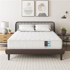 Materasso Singolo Materassi per letto Materasso a Molle Insacchettate Bianco