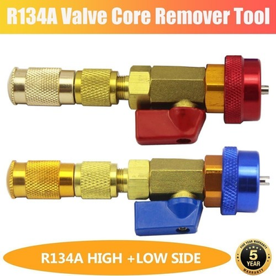 #ad #ad HVAC AC R134A R12 Valve Core High amp; Low Pressure Quick Remover Install Tool Set $13.03