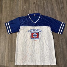 Rare Deportivo Mexico Cruz Azul Soccer Mesh Jersey Men’s Size Medium
