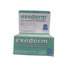 Exederm Flare Control Cream Eczema & Dermatitis-1% Hydrocortisone 1oz Exp11/2027