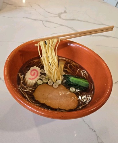 Sample Fake Food Display Ramen Noodles With Chopsticks