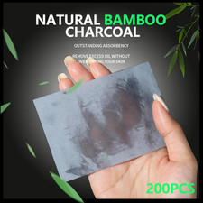 800PCS Blotting Paper for Oily Skin, Natural Bamboo Charcoal Blotting Paper, ...