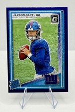 Jaxson Dart 2025 Panini Donruss Optic Purple Shock Prizm Rookie RC #273 Giants